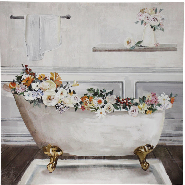 Bath Bliss - Framed Canvas