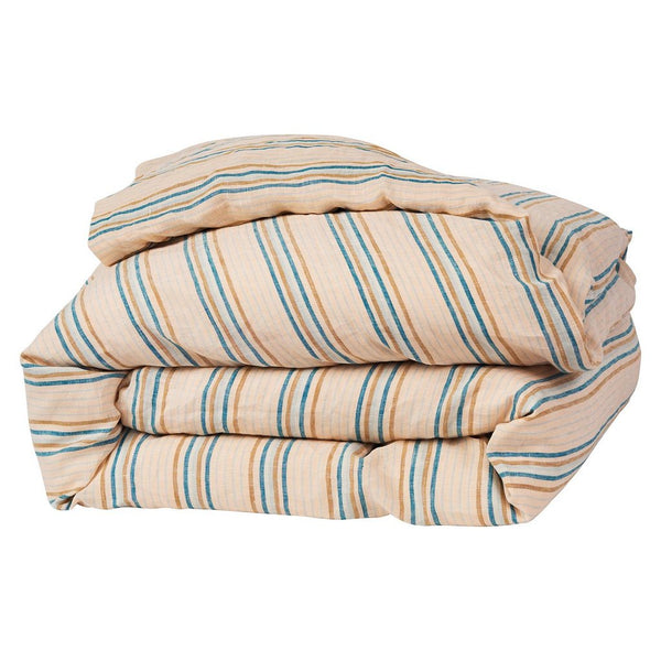 Lio stripe Linen Quilt Cover