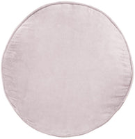 Lilac Velvet Penny Round Cushion