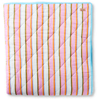 Fez Stripe Quilted Bedspread